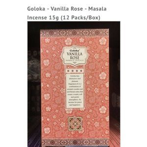 Goloka - Vanilla Rose - Masala Incense 15g